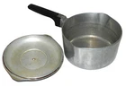 VTG Wagner Ware Sidney-O- “Magnalite”-3 Qt Sauce Pan #4683- P- W/Lid