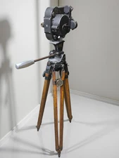 1941 WWII Soviet Wooden Tripod  WW2 movie camera FKD Konvas Kinor AKC Eyemo WW2