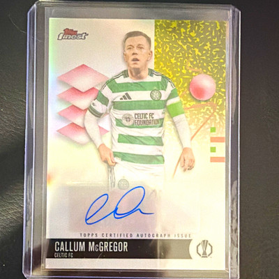 Topps Finest 2025/26 Callum McGregor Celtic Autograph BA-CM
