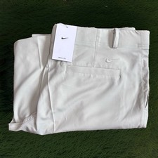 NWT Nike Men's Dri-Fit Flex Golf Pants Light Bone Standard Fit Size 38x32 AA3318