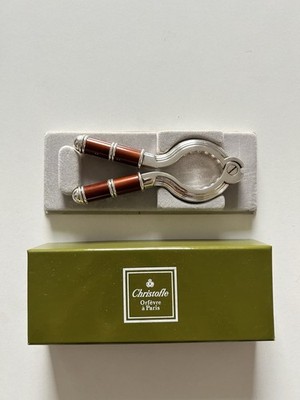 Christofle Silber Talisman Brown Sienna Champagner Champagne Opener Silver
