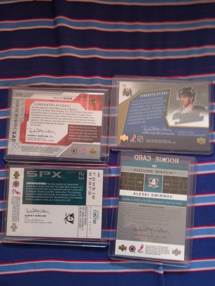 ALEXEI SMIRNOV/JAKUB/KLEPIS AND OTHER NUMBERED ROOKIE /JERSEYS.4 CARD DEAL - Image 2 of 2