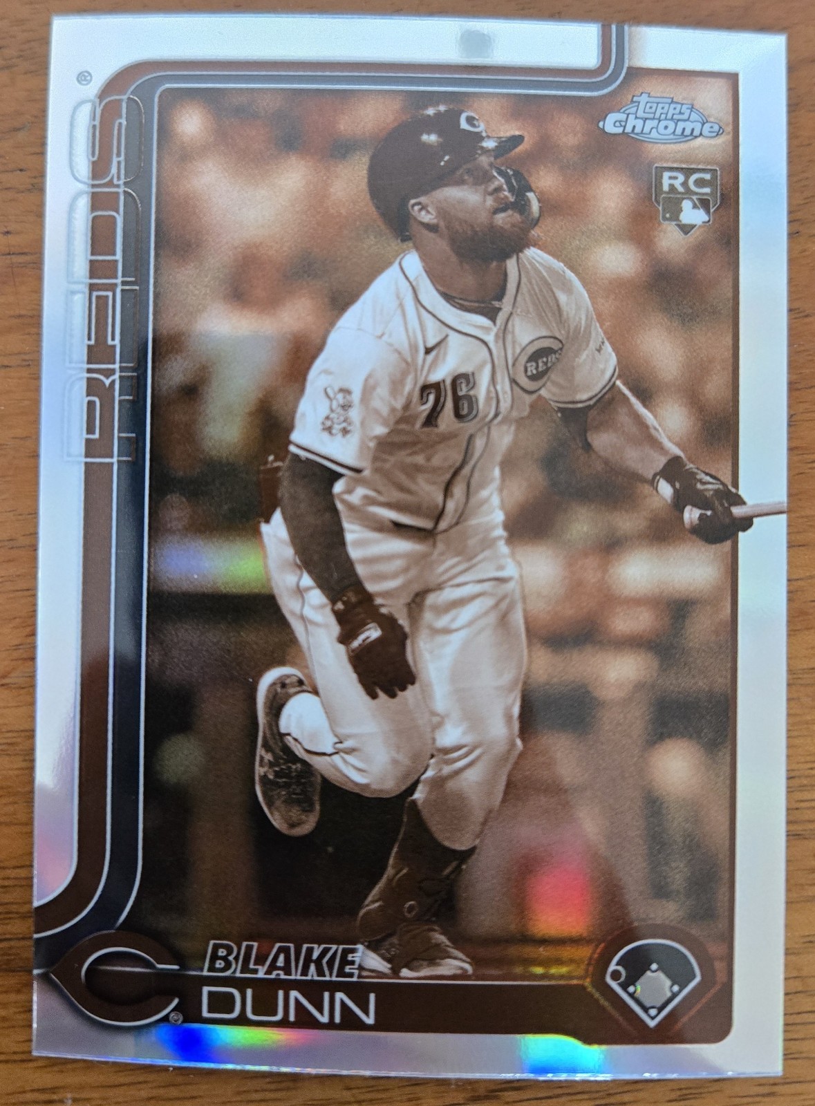 2025 Topps Chrome - Blake Dunn #161 Sepia Refractor (RC)