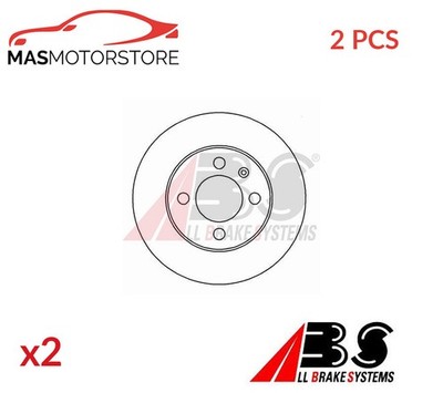 BREMSSCHEIBEN SATZ PAAR VORNE ABS 15935 2PCS P FÜR VW GOLF III,PASSAT,VENTO