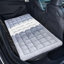 Dog Bed Mat for Car Backseat Extra-Thick Chew-Resistant , Road Trip Bed to Fu