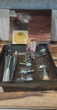 Vintage Sears Smart Set Barware Cocktail Shaker Set USA Complete New Open Box