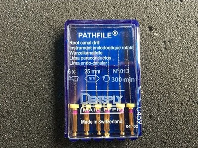Dentsply Pathfile Root Canal Rotary Dental Files 1 x 6 File Pack 013 25mm
