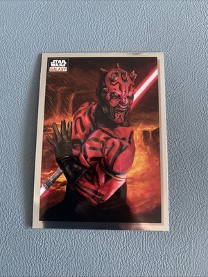 Topps Star Wars Karte Galaxy 2023 Base Card # 56 Maul s Rage - Darth Maul