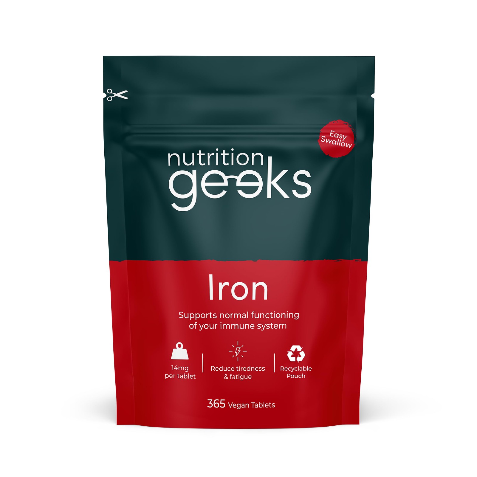 Iron Tablets High Strength 14mg - 365 Tablets, 12 365 count (Pack of 1)