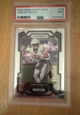 2024 Prizm Draft Picks Jordan Travis #138 PSA 9 MINT