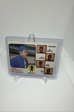 1973 Topps - Yogi Berra, Roy McMillan, Eddie Yost #257 Brown Background