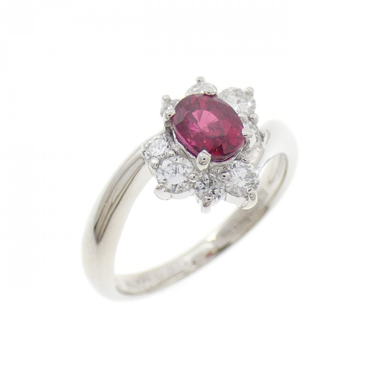 Authentic PT900 Ruby Ring 0.69CT  #260-007-633-72… - image 1