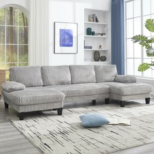 U-Shaped Sectional Sleeper Sofa