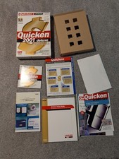 Intuit Quicken Deluxe 2001 Windows 95/98/2000/ME/XP Vintage