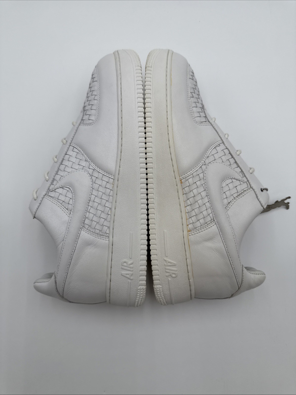 Nike Air Force 1 Lux White Italian Leather 2007 Size 10.5 Brand New 309238-111 image 8