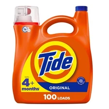	Tide Liquid Laundry Detergent Original HE 100 Loads 132 fl oz	