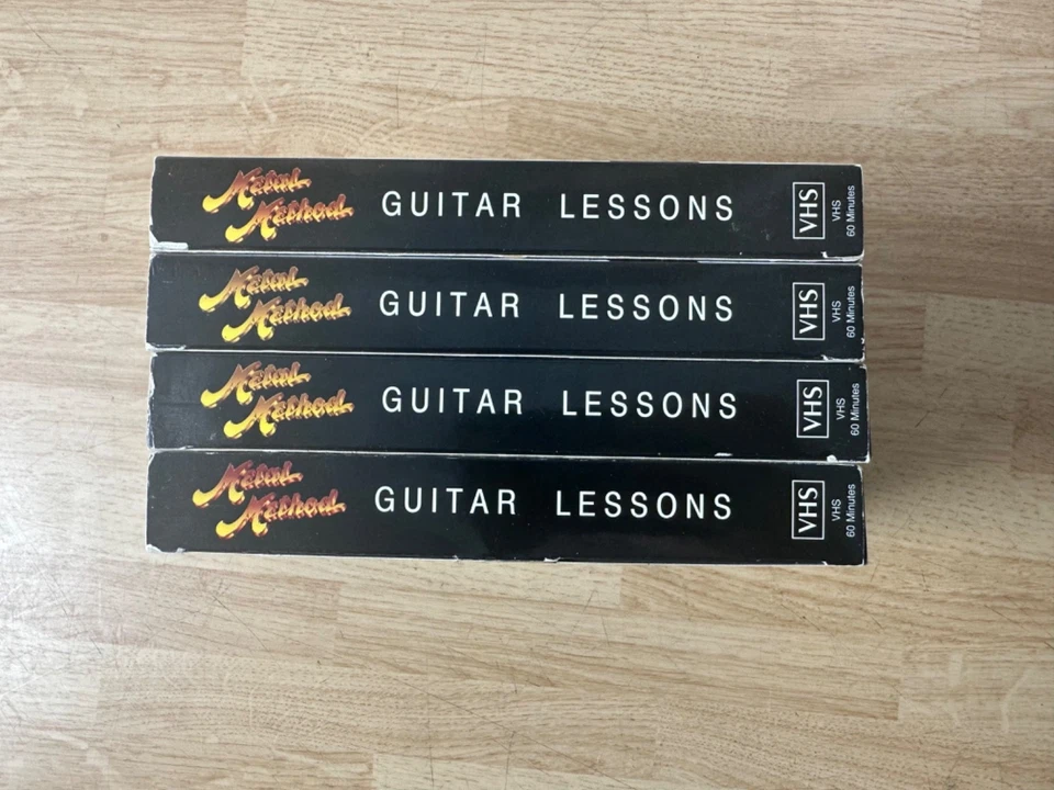 METAL METHOD GUITAR LESSONS BY DOUG MARKS INTERMEDIATE & ADVANCED VHS TAPES 1992 - Image 4 of 4