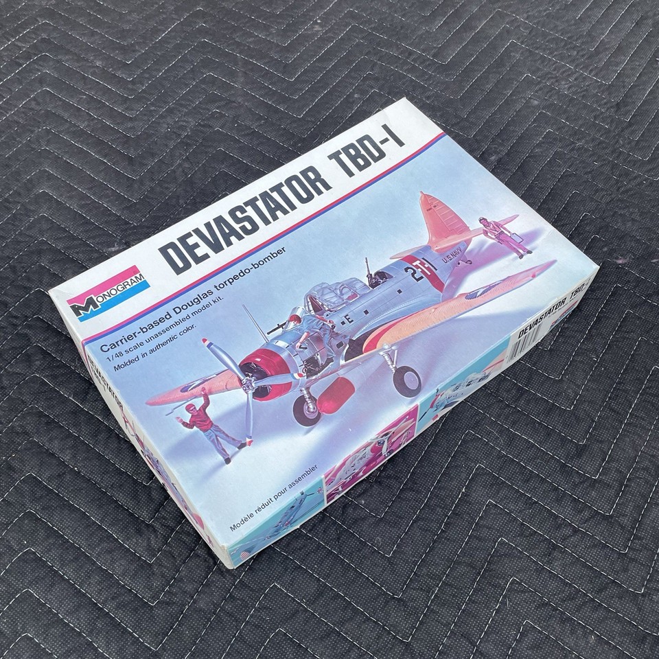 Monogram Devastator TBD-1 1/48 Scale Model Kit Carrier-based Douglas ...