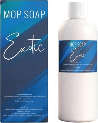 Mop Soap Concentrate for Floor Cleaning, Exotic Fresh Scent 120ml