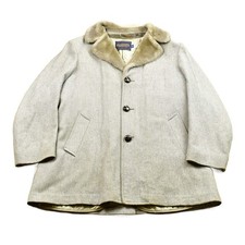 Vintage Pendleton 100 Wool Fur Collared Coat