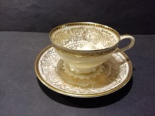 2 teiliges Mokkagedeck Thomas Rosenthal Sammeltasse üppiges Golddekor