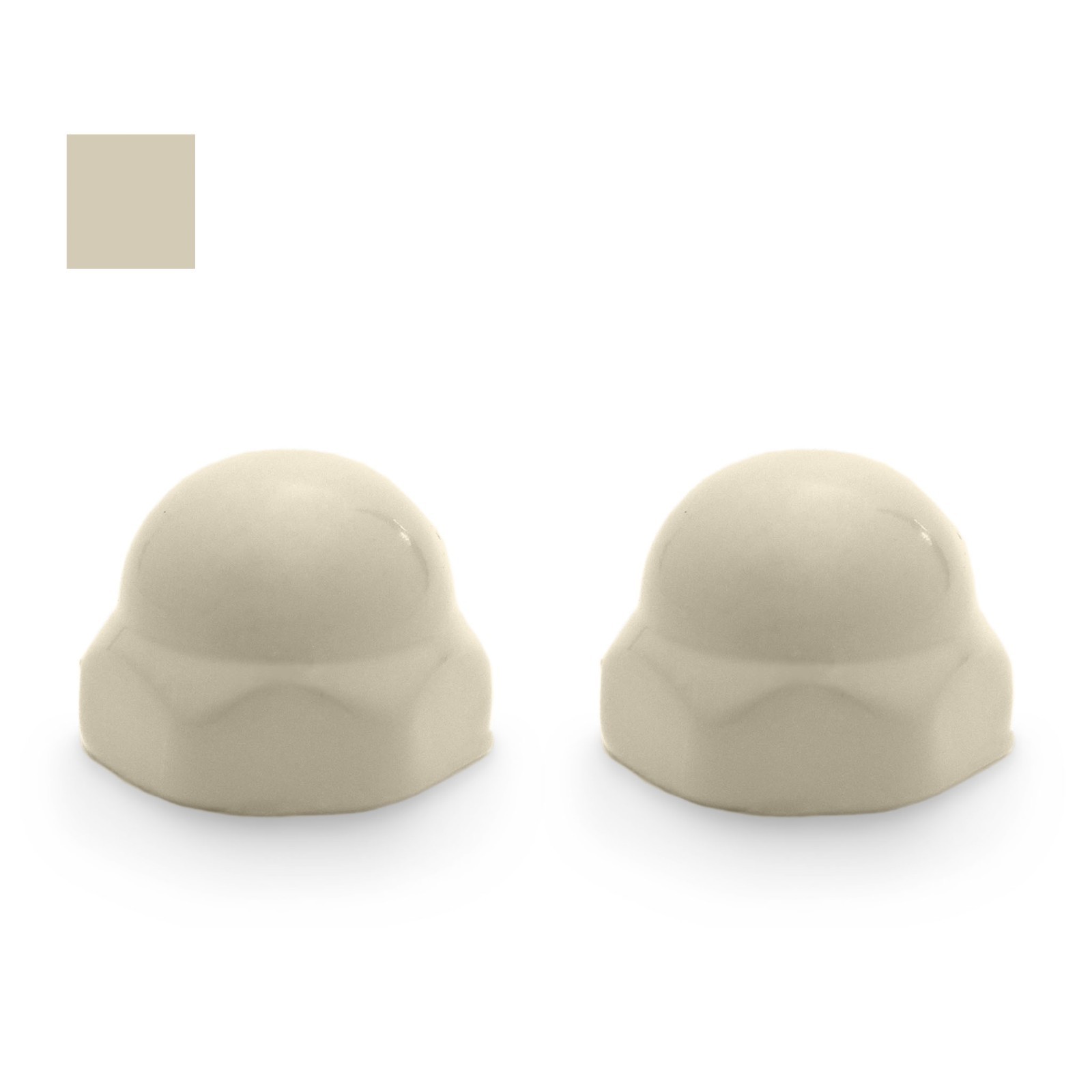Kohler Replacement Ceramic HEX Toilet Bolt Caps - Set of 2 -