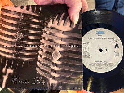 LUTHER VANDROSS & MARIAH CAREY - Endless Love 7  Single 1994 Epic 660806-7 Vg+