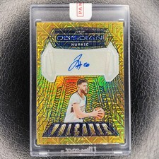 JUSUF NURKIC /10 Volcanic GOLD Flood Auto SEALED 2023-24 Obsidian NBA Basketball