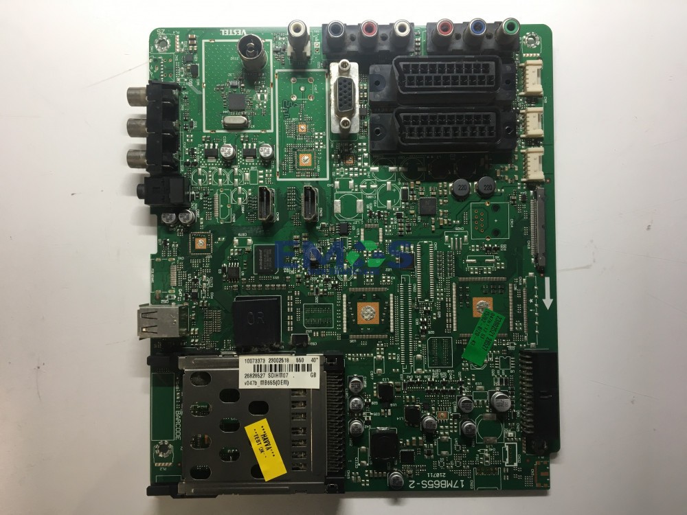 23002518 17MB65S-2 MAIN PCB FOR LUXOR LUX-40-914-TVB