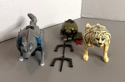 1998 Transformers: Beast Wars Hasbro Action Figures Lot of 3 Incomplete - Image 1 of 4