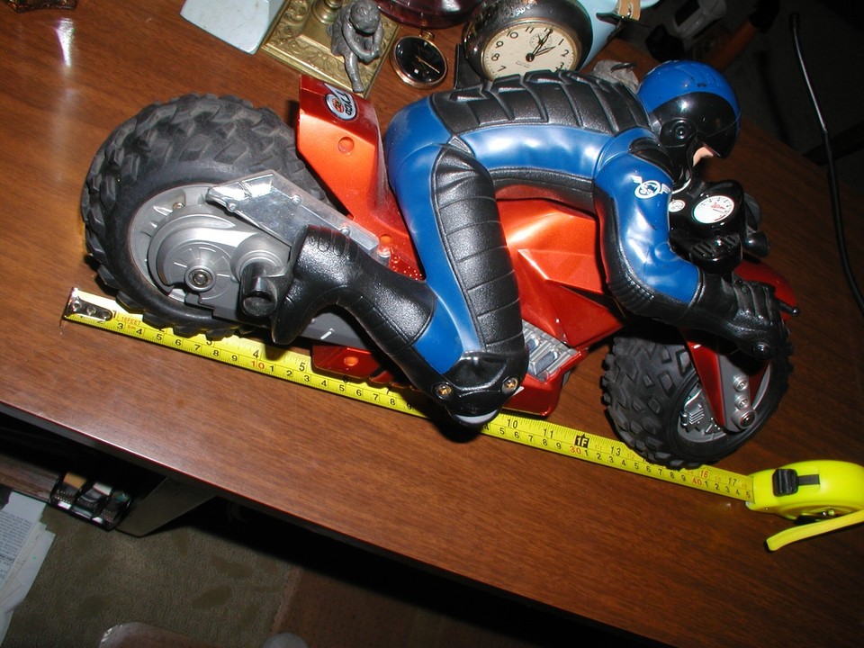 TYCO RC REBOND SUPERBIKE - Moto Télécommandée Vintage Avec Télécommande - Vendu En L'état (non Testé)