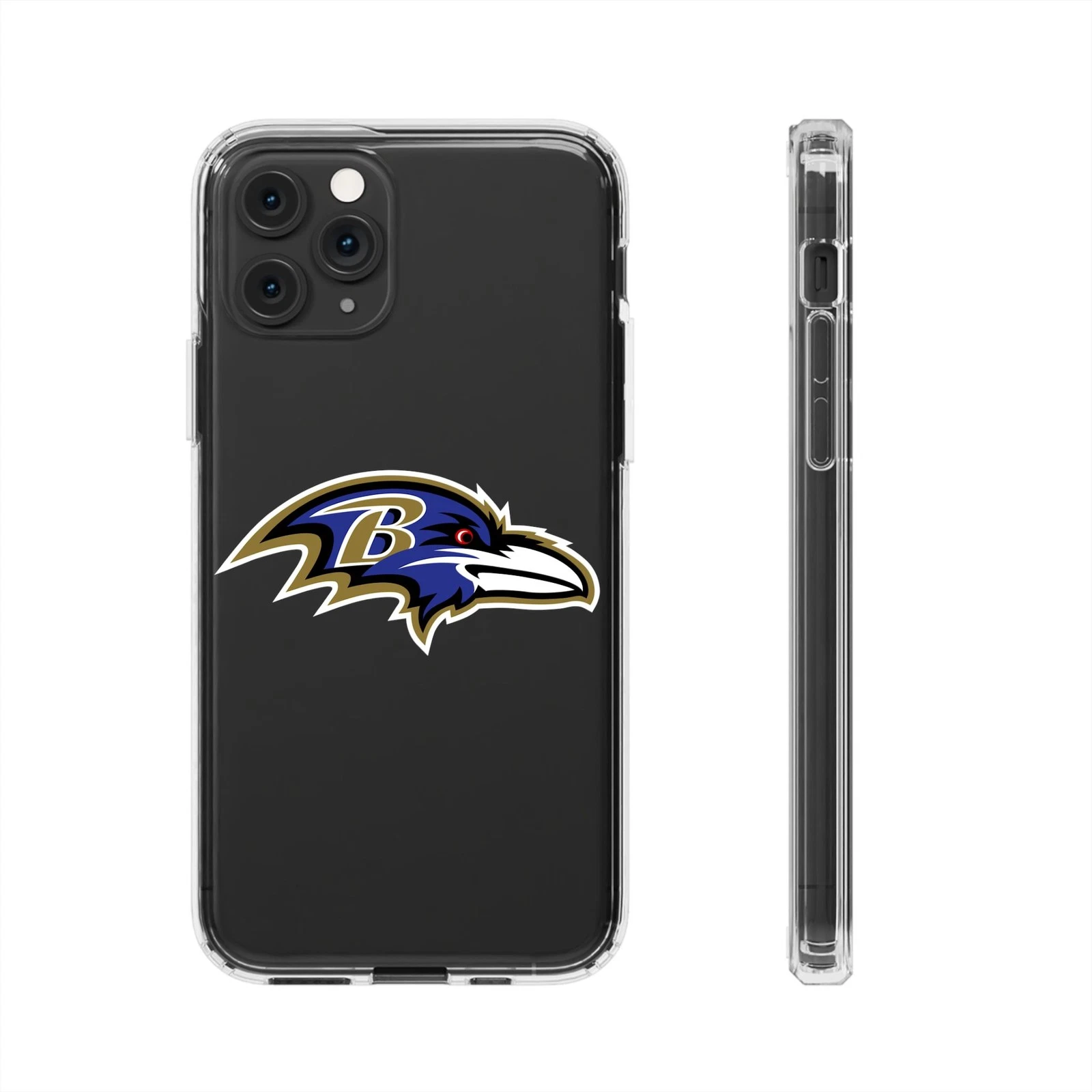 Baltimore Ravens Clear Phone Case for iPhone