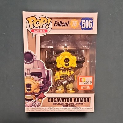 Funko Pop! Games Fallout 76 Excavator Armor #506 Vinyl Figure E3 Exclusive 2019