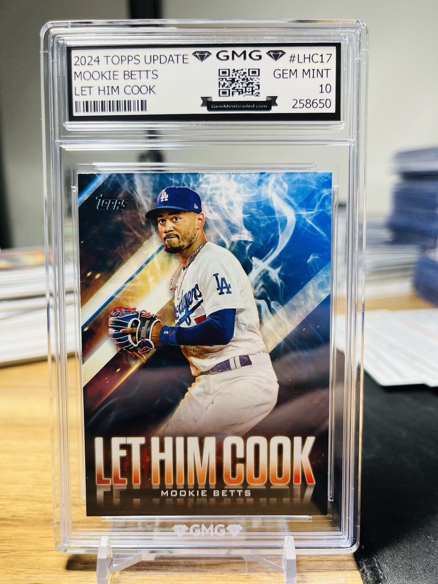 2024 Topps Update Mookie Betts Let Him Cook GMG Graded 10 Gem Mint