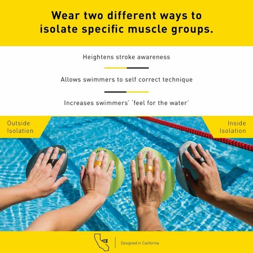 FINIS ISO SWIMMING HAND PADDLES - STRAPLESS ISOLATION PADDLES - Bild 4 von 6