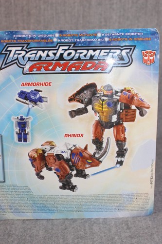 TRANSFORMERS Armada Rhinox Hasbro 2003 Armorhide Mini-Con New Sealed Figure - Bild 9 von 19