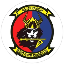 VFA-125 'Rough Raiders' Bumper Sticker Military Vinyl Soldier Decal 5"