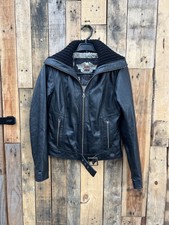 Harley Davidson Leather Motorcycle Jacket Size Xs