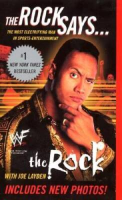 #ad #ad The Rock Says Mass Market Paperback By The Rock VERY GOOD $3.88