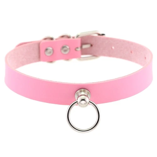 Nuevo Collar Gargantilla Estilo Harajuku Punk Accesorios Cuero con Colgante Collar - Imagen 16 de 39