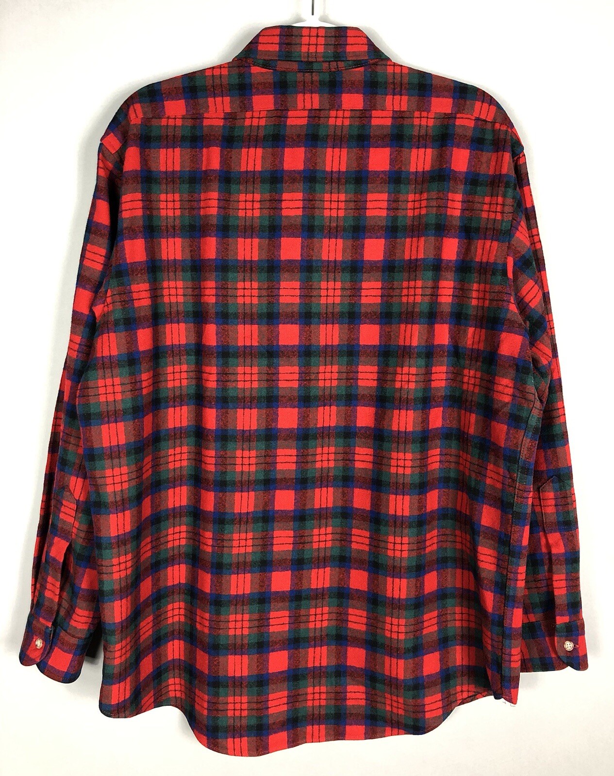 Pendleton Flannel Wool Plaid Button Down Shirt SZ… - image 3
