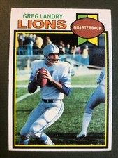 1979 Topps Greg Landry #487 Detroit Lions Football Card NM