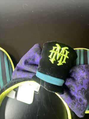 Disney Parks 2022 Haunted Mansion Ghost Host Headband Ears  display picture 3