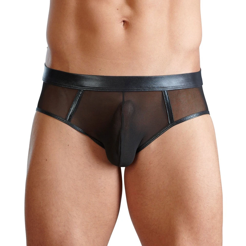 Lingerie Sexy Homme Slip Ouvert Transparent - SVENJOYMENT - Photo 1/1