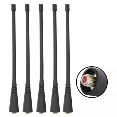 5x ATU-16D UHF whip Antenna 6.5 Inch for VX451 EVX531 EVX581 Radio