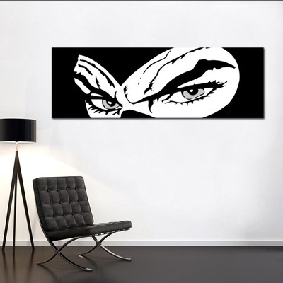 Quadri Moderni Dipinti A Mano Quadro Diabolik Pop Art Su Tela Personalizzato In