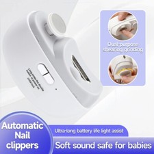 Electric Nail Clipper Nail Trimmer Nail Polisher 2 in-1 Automatic Nail Clipper