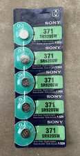 SONY - 371 / SR920SW 1.55V Silver Oxide Battery - Pack of 5 units