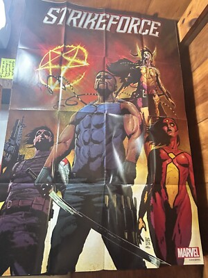 2019 Marvel Comics promo poster ~ 24x36 ~ STRIKEFORCE