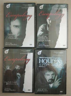 Escapology with Dixie Dooley Volumes 1-3 (+ Bonus Houdini Lives DVD) (4 DVDs)